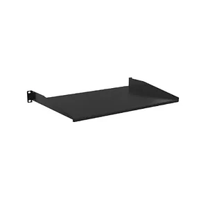 Bandeja Sencilla Lisa de 1U Nexxt Solutions, Rackeable, Hasta 20kg. Negro