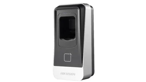 Contro de Acceso Hikvision DS-K1201AMF Lector de huellas dactilares, Supports M1 card reading 1