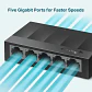 Switch de Escritorio de 5 Puertos TP-Link LS1005G, 10/100/1000Mbps - Miniatura 2