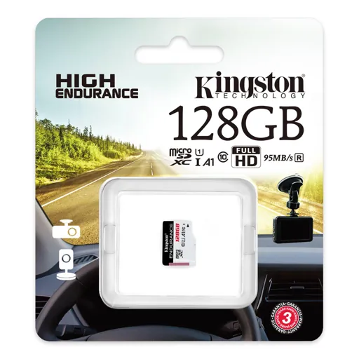 Tarjeta de Memoria MicroSD High Endurance 128GB, UHS-I U1 Clase 10, Body y Dashcams 3