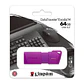 Pendrive Kingston DataTraveler Exodia M, 64 GB, USB 3.2 Gen 1, Neon Purple - Miniatura 2