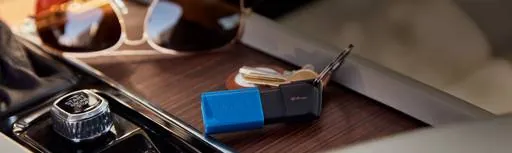 Pendrive Kingston DataTraveler Exodia M, 64GB, USB 3.2 Gen 1, Negro/Azul 4