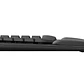 Teclado Ergonómico Inalámbrico Logitech WAVE KEYS, reposamanos acolchado, Grafito - Miniatura 4