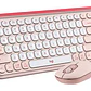 Kit Teclado y Mouse Inalámbricos Logitech POP Icon Combo - Rosado y Blanco Crudo Español (QWERTY) - Miniatura 3