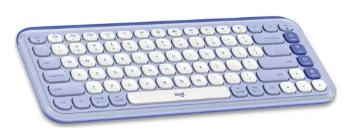 Kit Teclado y Mouse Inalámbricos Logitech POP Icon Combo - Lila y Blanco Crudo Español (QWERTY) 4