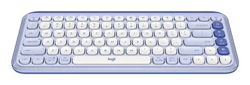 Kit Teclado y Mouse Inalámbricos Logitech POP Icon Combo - Lila y Blanco Crudo Español (QWERTY) 2