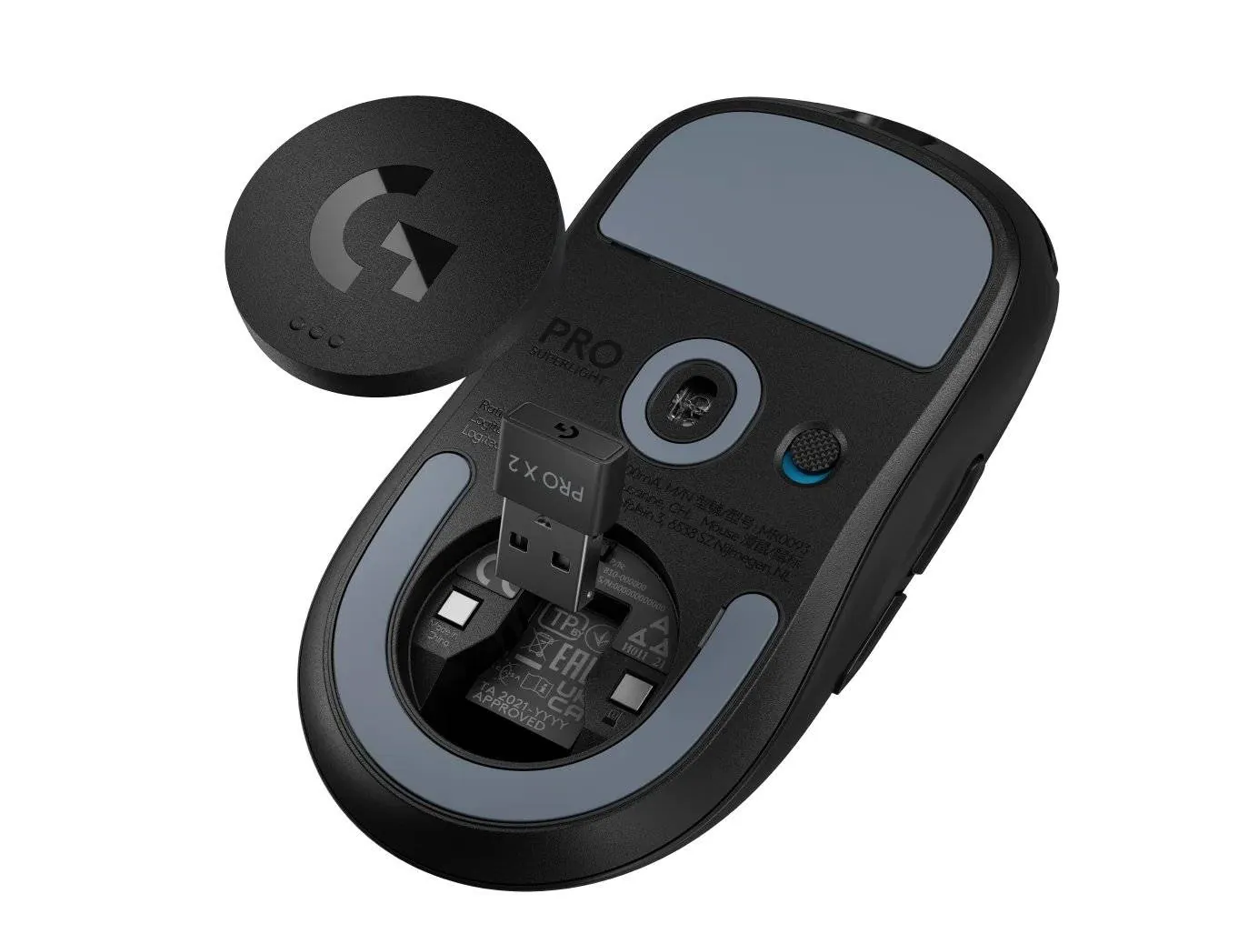 Mouse Gamer Inalámbrico Logitech G PRO X SUPERLIGHT 2, Sensor HERO 2, LIGHTSPEED, Negro 4