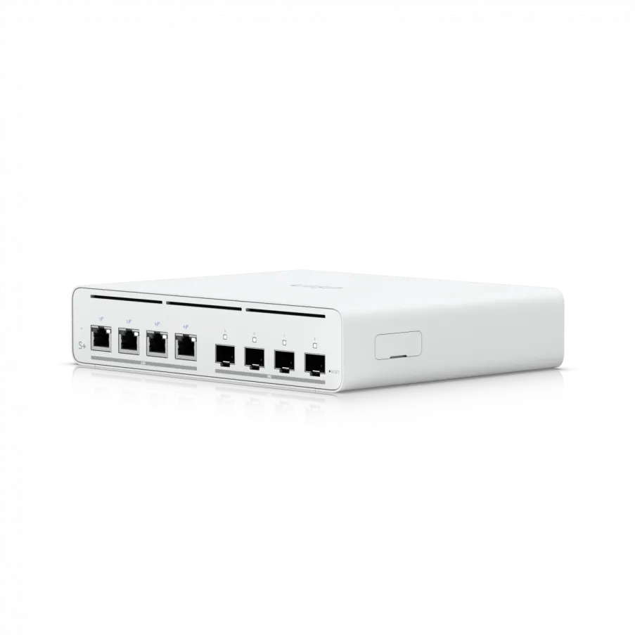 UBIQUITI Switch 4-2500-PoE27V 4-SFP+10G 27V/160W-tot 100-240VAC 1