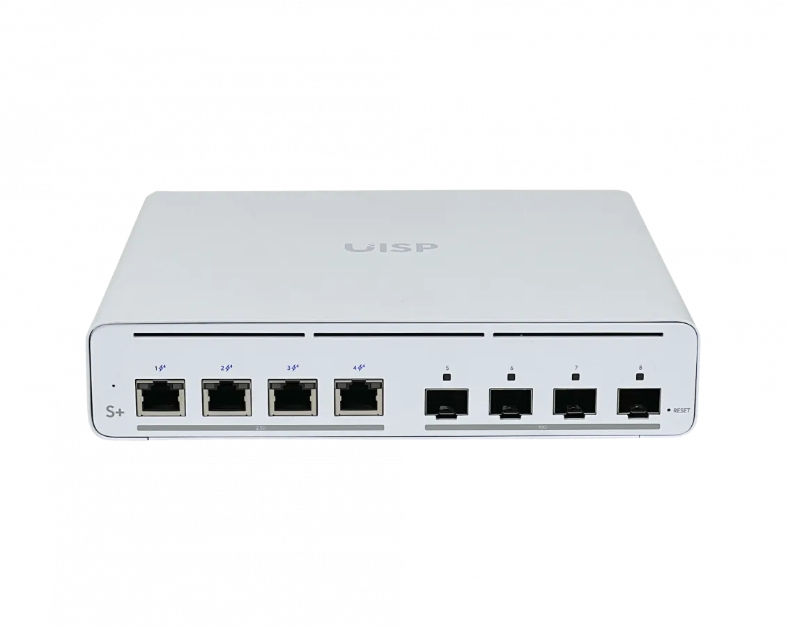 UBIQUITI Switch 4-2500-PoE27V 4-SFP+10G 27V/160W-tot 100-240VAC 4