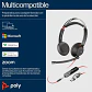 Auriculares Estéreo Poly Blackwire 5220 USB-C con Conector de 3,5 mm y Adaptador USB-C/A - Miniatura 3
