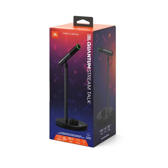 Micrófono para Streaming JBL Quantum Stream Talk, Condensador cardiode, USB 11