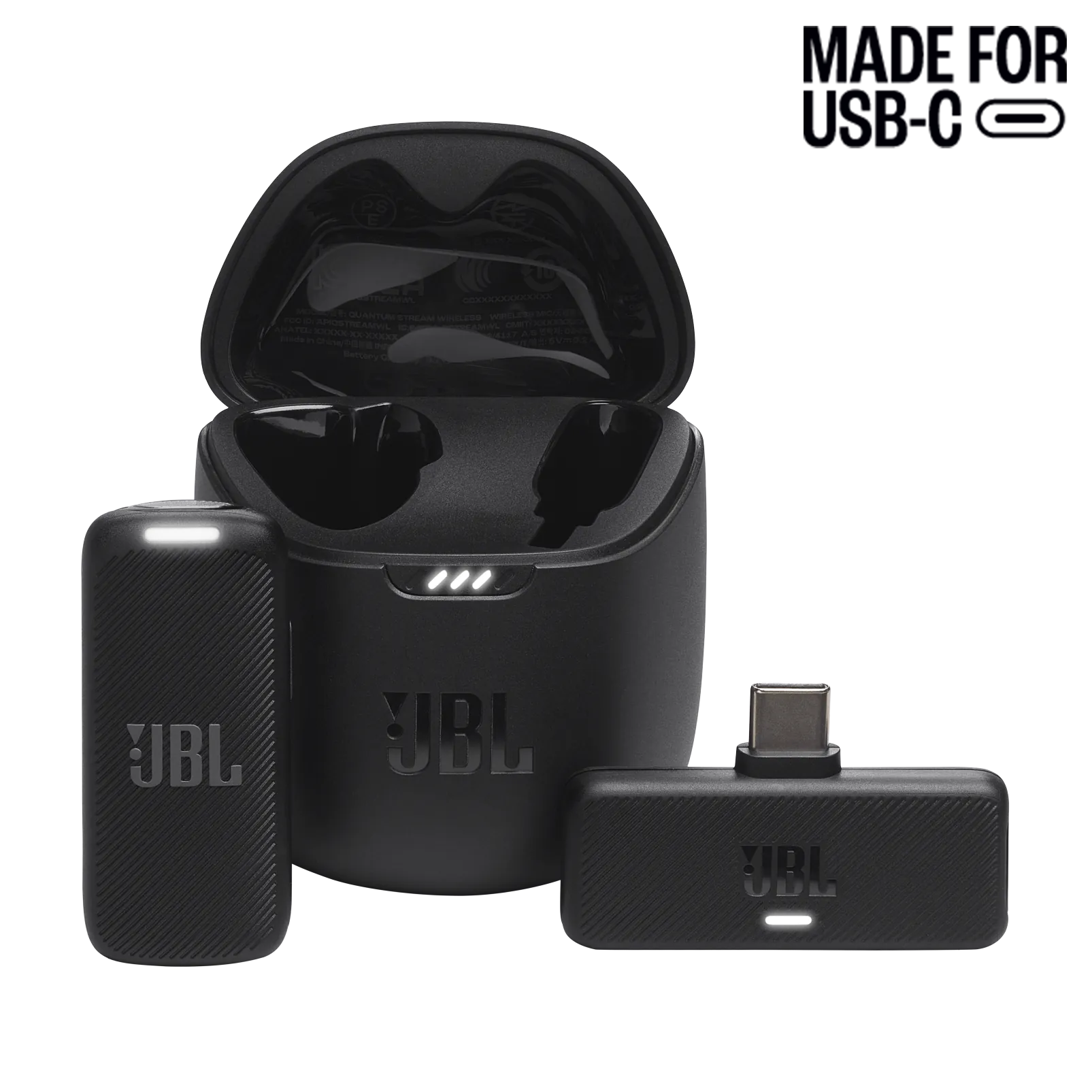 Micrófono Inalámbrico JBL Quantum Stream, True Wireless, 2.4GHz, USB-C, Negro 1