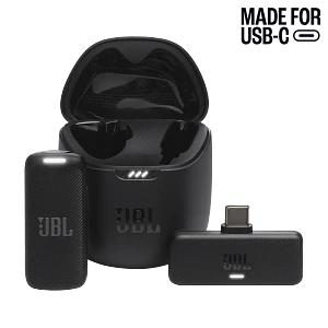 Micrófono Inalámbrico JBL Quantum Stream, True Wireless, 2.4GHz, USB-C, Negro