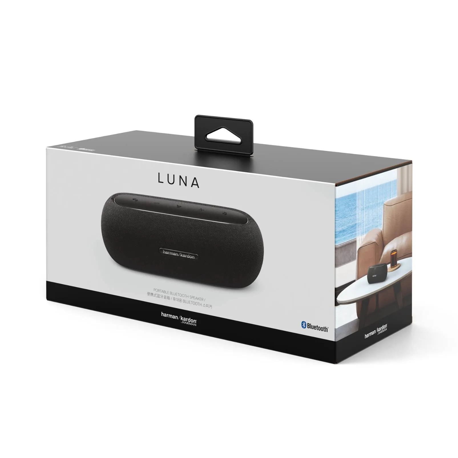 Parlante Portátil Harman Kardon Luna, IP67, batería 12Hrs, Bluetooth, Color Negro 9