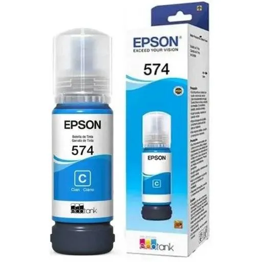 Botella de Tinta Original Epson T574 Cyan 2
