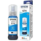 Botella de Tinta Original Epson T574 Cyan - Miniatura 2