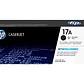 Cartucho de Tóner HP 17A Negro LaserJet Original - Miniatura 1