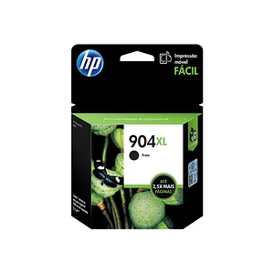 Cartucho original de tinta negra de alto rendimiento HP 904XL