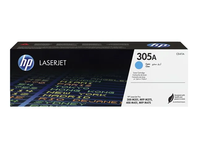 Cartucho de Tóner Original HP LaserJet 305A, Cian 1