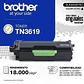 Cartucho de Tóner Original Brother TN-3619, Negro, 18.000 páginas - Miniatura 3
