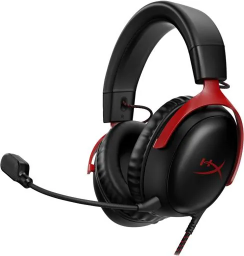 Audífonos Gamer HyperX Cloud 3, 3.5mm, USB, Color Negro/Rojo 2