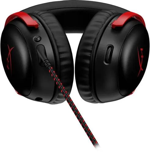 Audífonos Gamer HyperX Cloud 3, 3.5mm, USB, Color Negro/Rojo 3