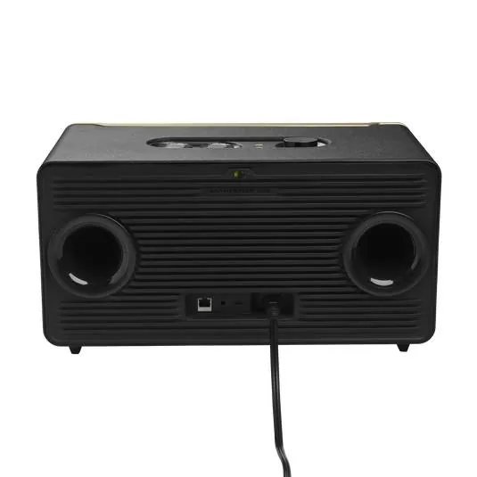 Parlante Portatil JBL Authentics 500, inteligente de alta fidelidad, retro, Wi-Fi, Bluetooth 3