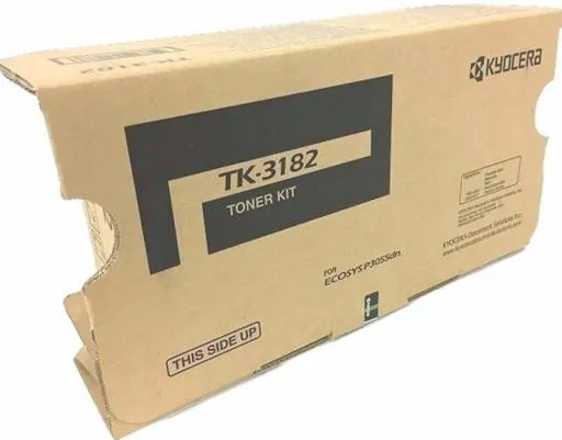 Cartucho de Tóner Kyocera TK-3182, Para Multifuncional Kyocera M3655 / P3055 / P3155, Negro 2