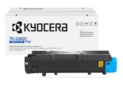 Cartucho de Tóner Original Kyocera TK-5382C Cian, Impresoras ECOSYS MA4000cifx/MA4000cix/PA4000cx 1