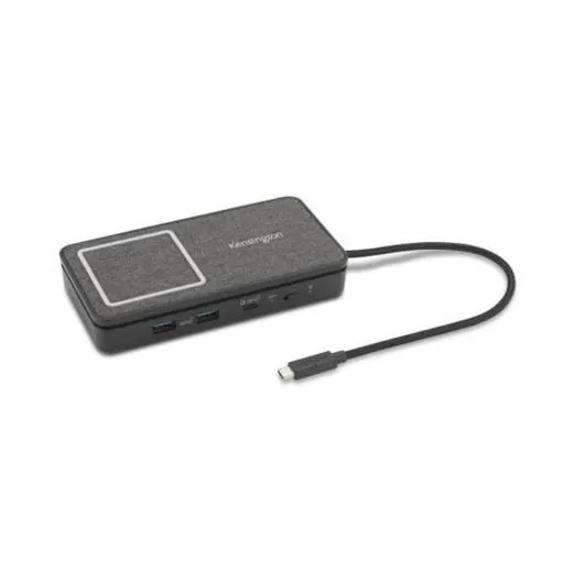 Docking Station SD1700P portátil con salida doble de video de 4K, USB-C y carga inalámbrica Qi 1