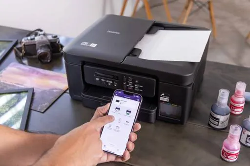 Impresora Multifuncional de Inyección de Tinta a Color Brother DCP-T730DW, Conexión inalámbrica 4