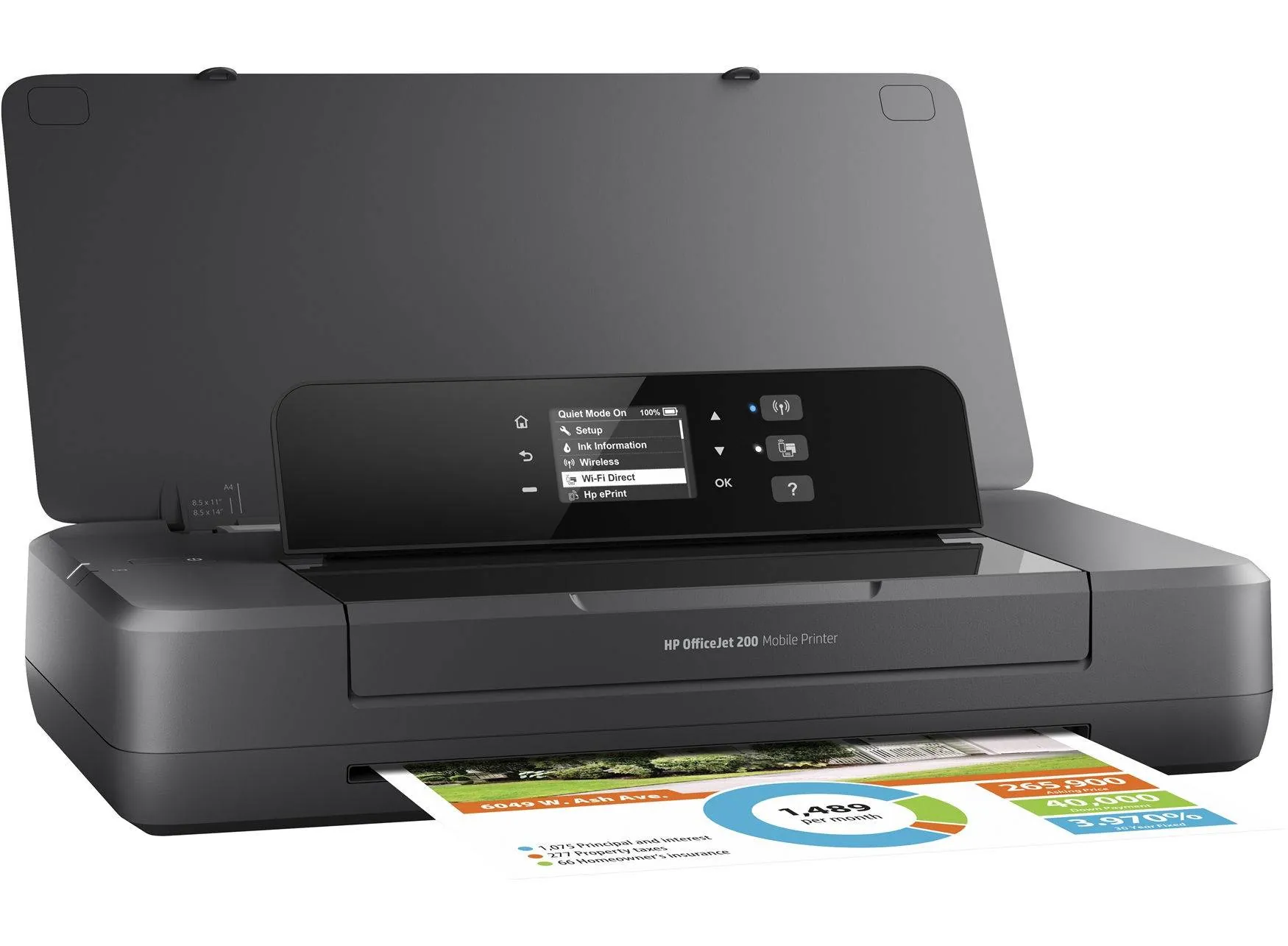 Impresora Tinta Portátil HP OfficeJet 200, Compacta 3