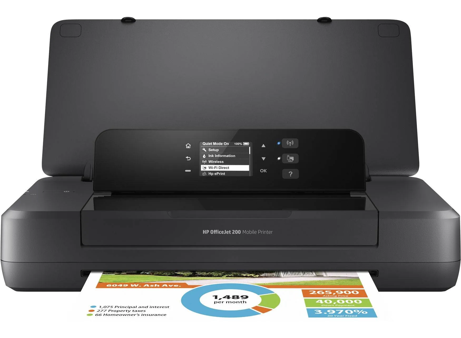 Impresora Tinta Portátil HP OfficeJet 200, Compacta 1
