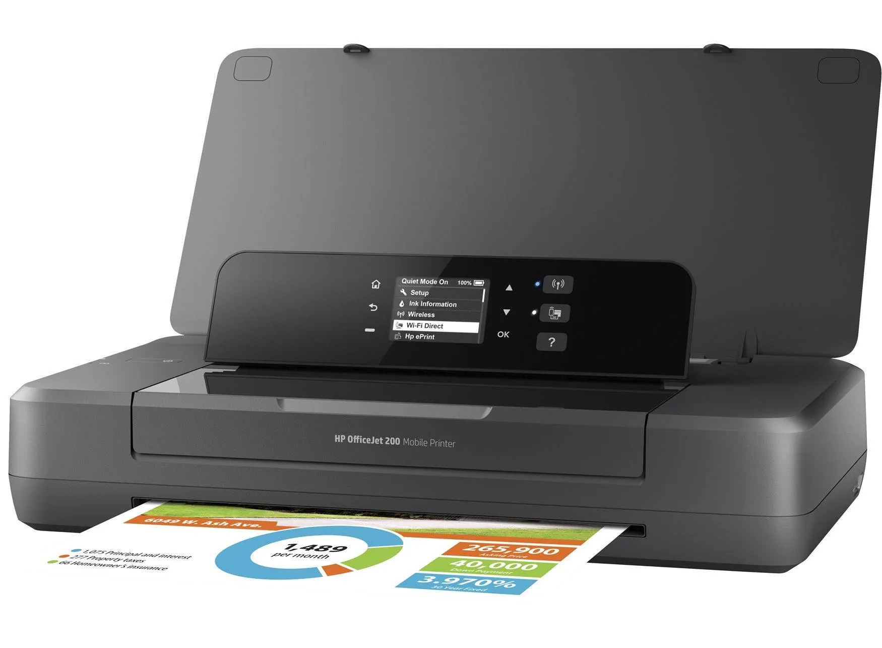 Impresora Tinta Portátil HP OfficeJet 200, Compacta 2