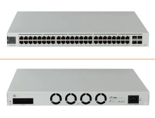 Switch UniFi USW Enterprise 48 PoE - 48 Puertos con 720W de PoE, 4xSFP+ 10Gbps 2