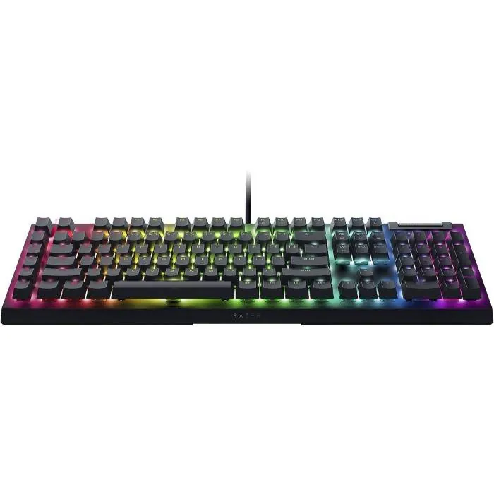 Teclado Gamer Razer BlackWidow V4 X, Mecánico, Español, Switch Yellow, RGB, Color 4