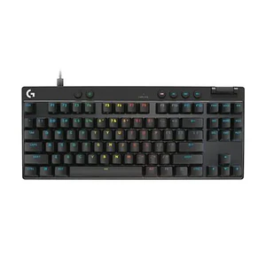 Teclado Gamer Logitech G PRO X TKL RAPID, Mecánico, Ingles, Switch Magnético analógico, RGB, Negro