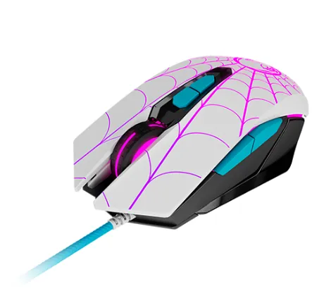 Mouse Gamer Xtech XTM-M520SG - Ghost Spider, 7 Botones, RGB, 7200DPI, USB 3
