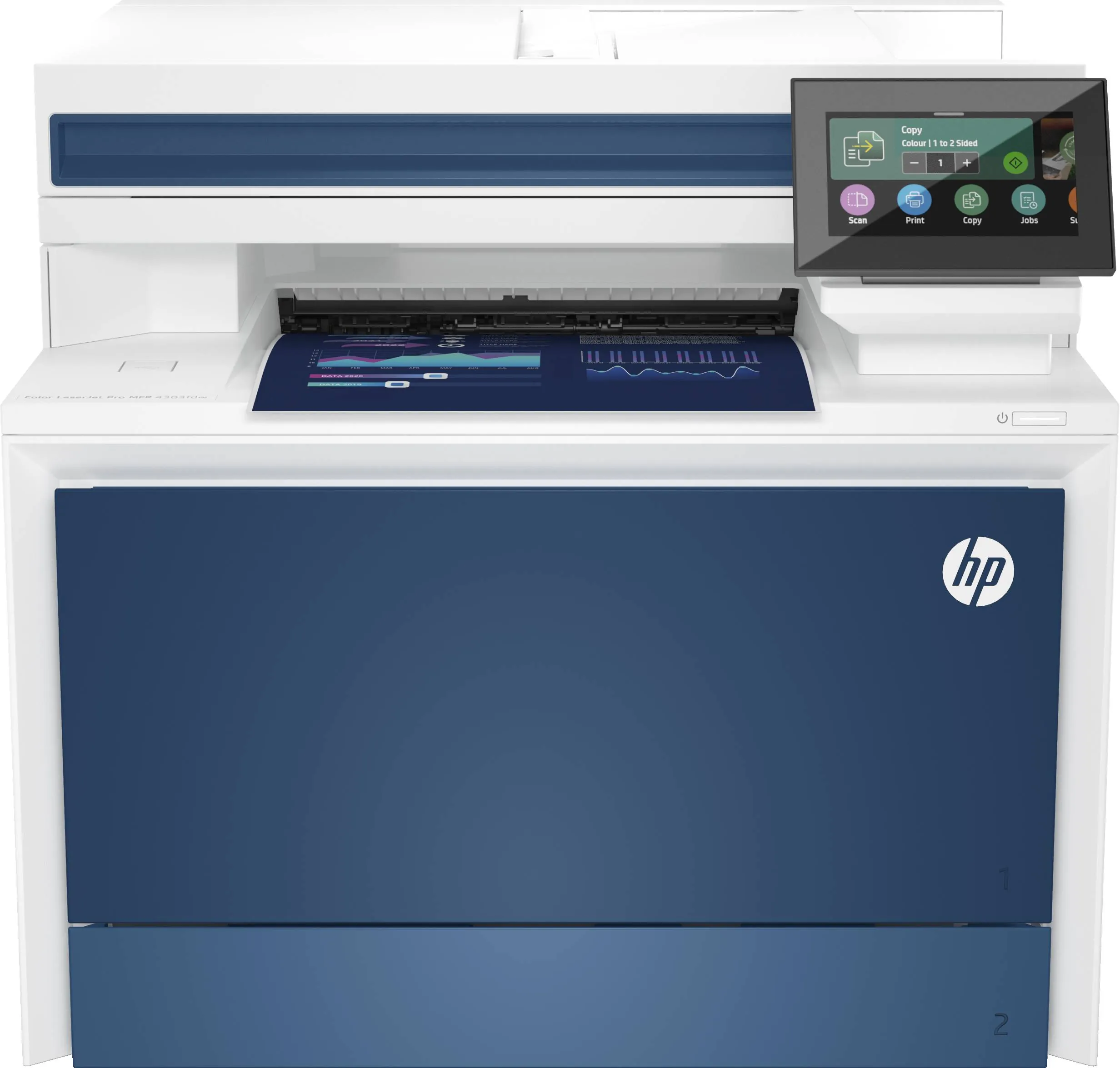 Impresora láser color HP LaserJet Pro MFP 4303fdw, 35 ppm/color y ByN, Ethernet, USB 2.0 1