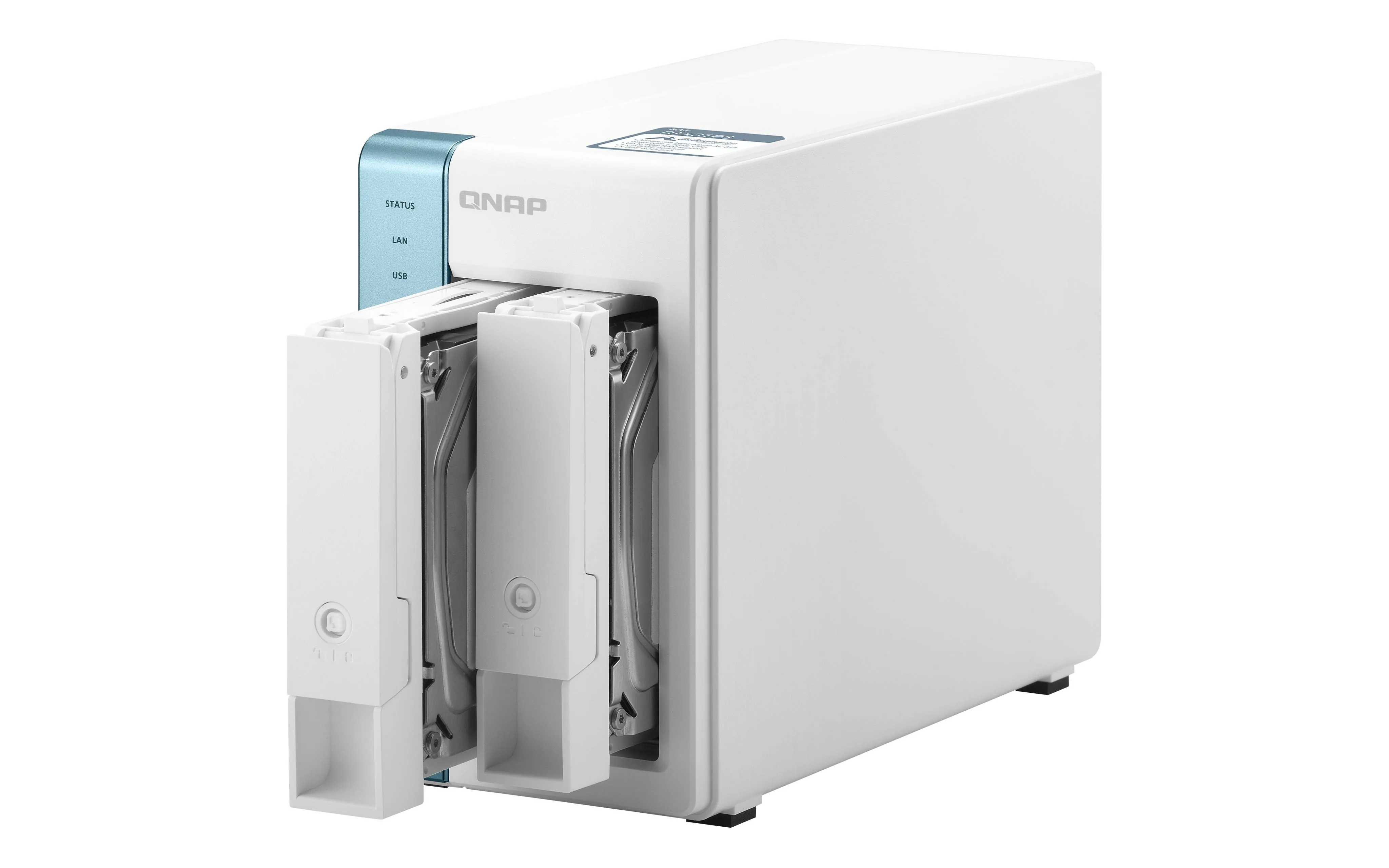 NAS QNAP TS-233, ARM Cortex A55, RAM 2GB, 2 unidades SATA de 3,5