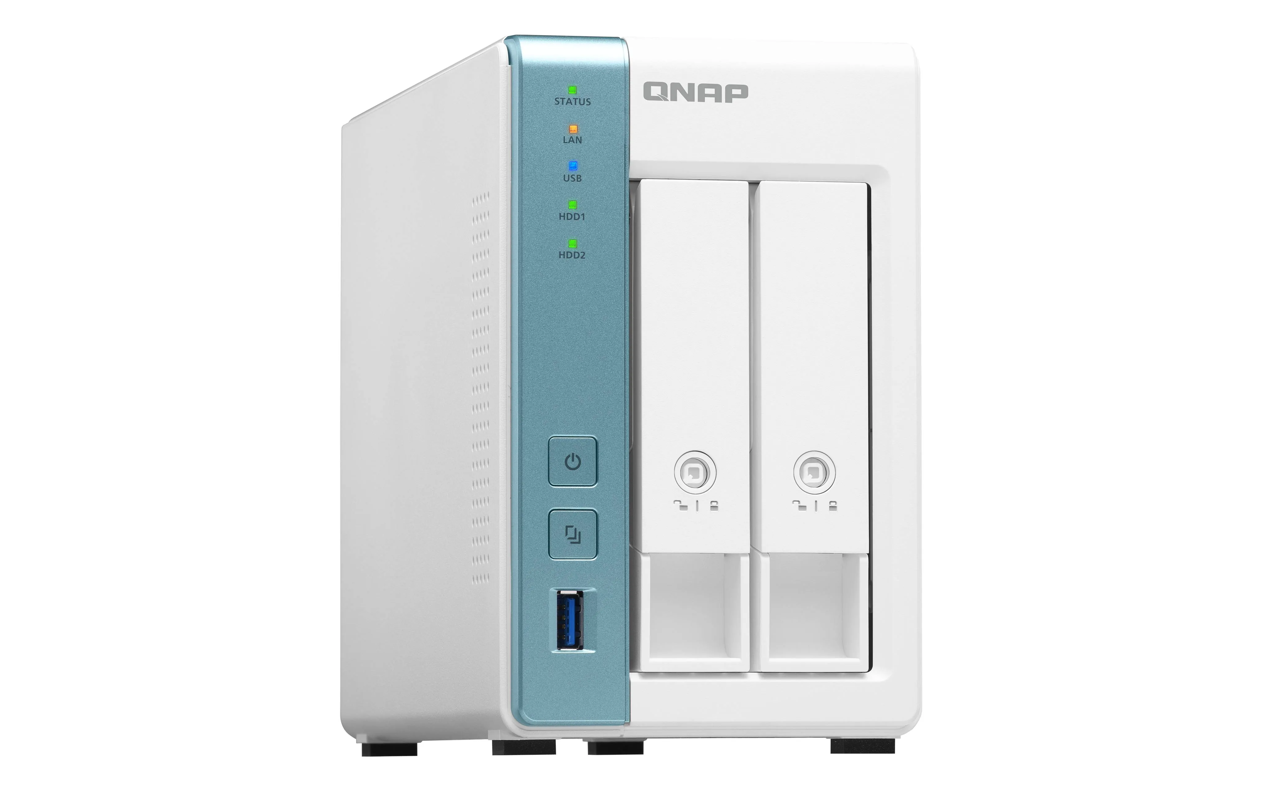 NAS QNAP TS-233, ARM Cortex A55, RAM 2GB, 2 unidades SATA de 3,5