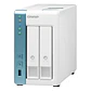 NAS QNAP TS-233, ARM Cortex A55, RAM 2GB, 2 unidades SATA de 3,5