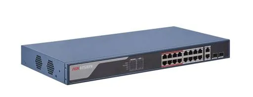 Switch PoE 16 Puertos 100Mbps, Hikvision DS-3E1318P-EI, 2 Combo Gigabit, 230W, IP Extendido 2