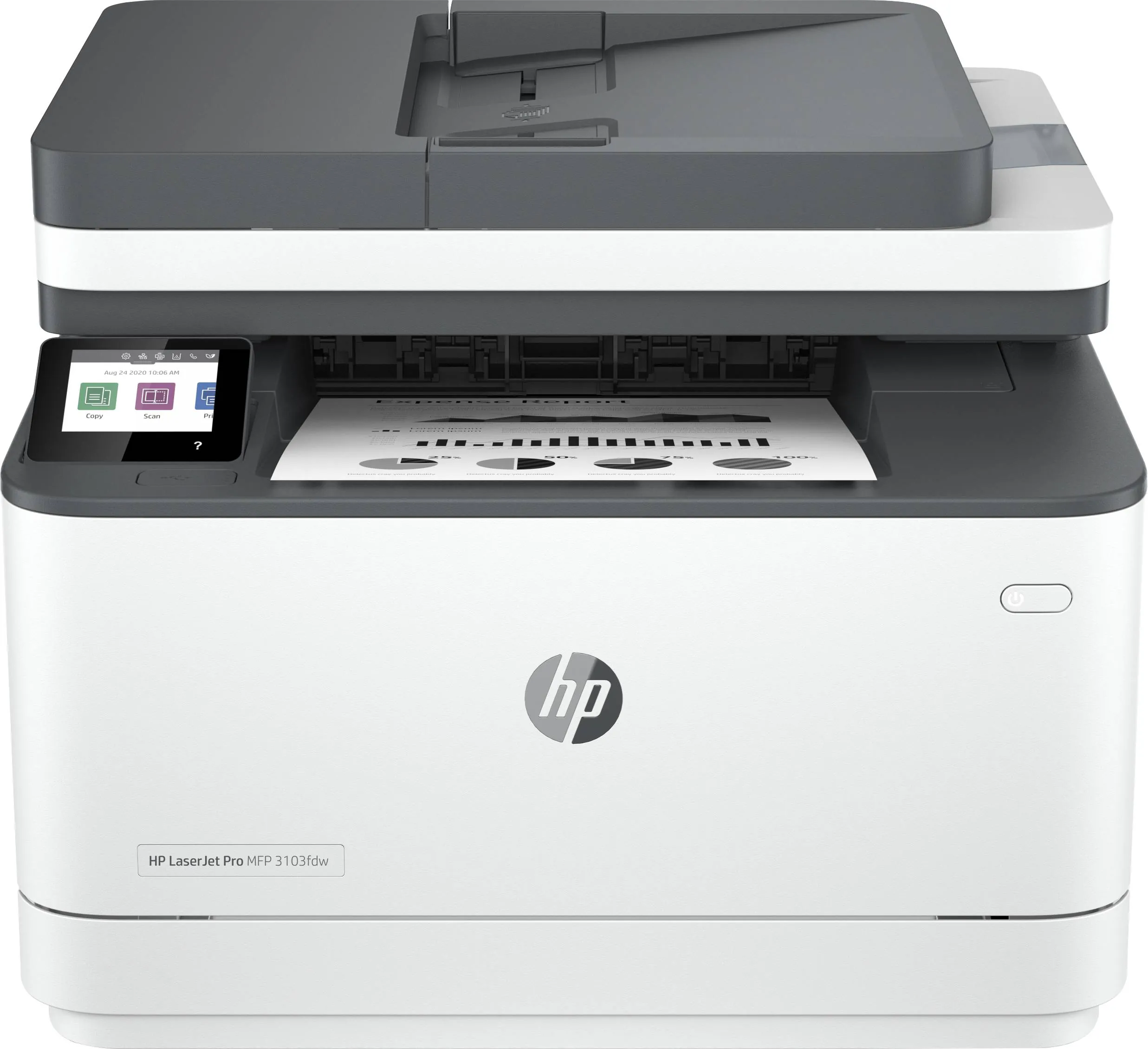 Impresora Multifuncional láser monocromática HP Laserjet Managed MFP 3103fdw, 31 ppm, Wi-Fi/LAN 1