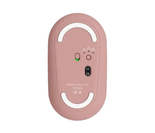 Mouse Inalámbrico Logitech Pebble Mouse 2 M350s, Estilizado y Minimalista, Pink 4