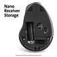 Mouse Wireless Kensington Pro Fit Ergo Vertical, 6 Botones, 1600DPI, Negro - Miniatura 5