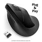 Mouse Wireless Kensington Pro Fit Ergo Vertical, 6 Botones, 1600DPI, Negro - Miniatura 7
