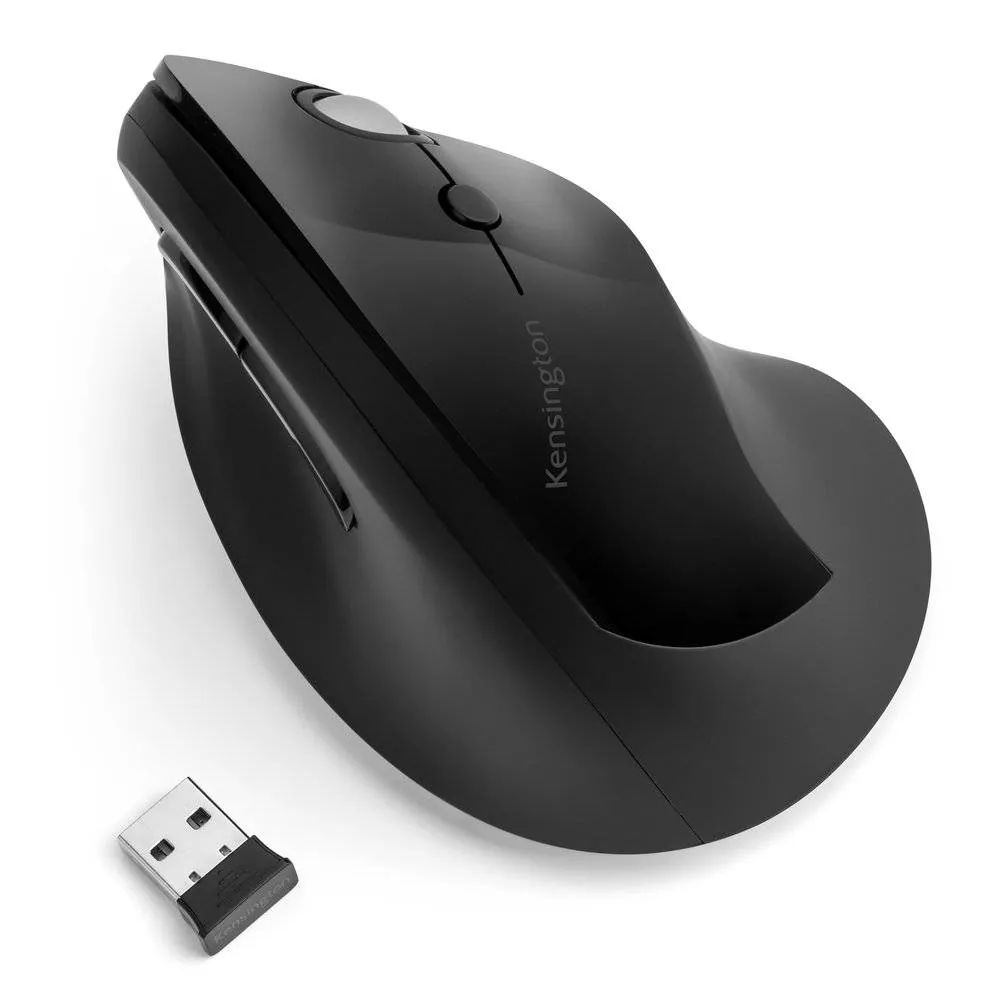 Mouse Wireless Kensington Pro Fit Ergo Vertical, 6 Botones, 1600DPI, Negro 12