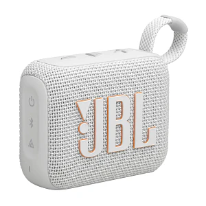 Parlante Ultraportátil JBL Go 4, Hasta 7 horas, 4.2W, Resistente Polvo y agua, Auracast™, Blanco