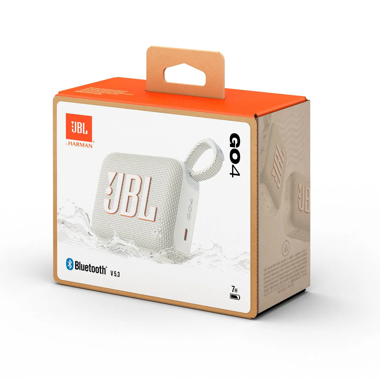 Parlante Ultraportátil JBL Go 4, Hasta 7 horas, 4.2W, Resistente Polvo y agua, Auracast™, Blanco 11